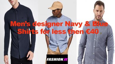 Men’s designer Navy to Blue Shirts for under €40