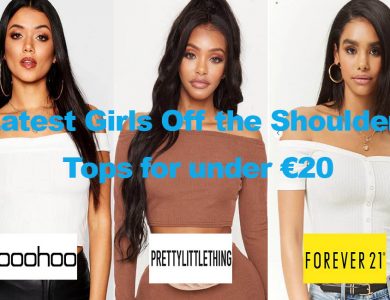 Latest Girls Off the Shoulder Tops for under €20