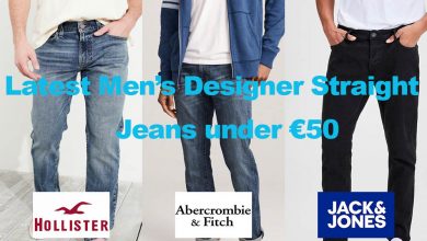 Latest Men’s Designer Straight Cut Jeans under €50