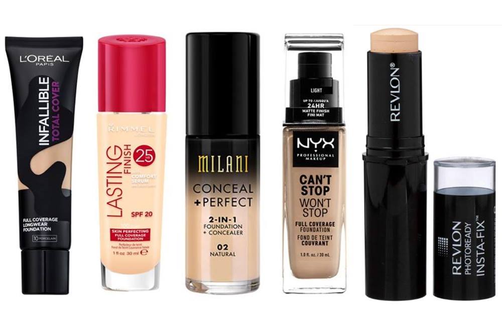 The Best Full Coverage Foundations For Under €20