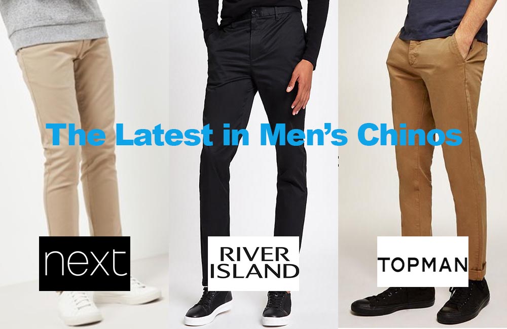 The Latest in Men’s Chinos for under €36