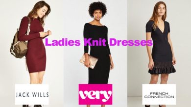 The latest in ladies knit dress fashion designs