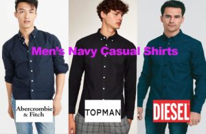 The latest in man’s casual navy shirt design fashion