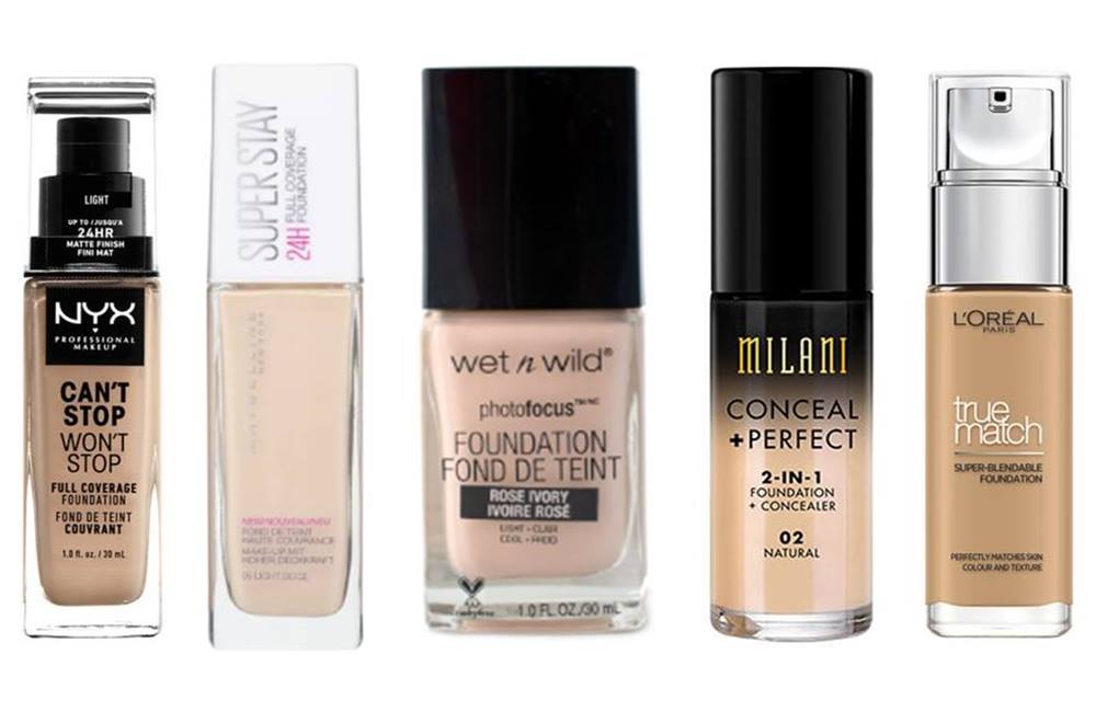 Best Full Coverage Foundations Under €20