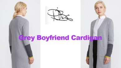 Boyfriend Cardigan from designer Peter O’Brien