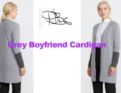 Boyfriend Cardigan from designer Peter O’Brien