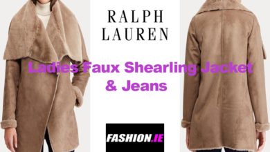 Faux Shearling Jacket and Jeans from Ralph Lauren