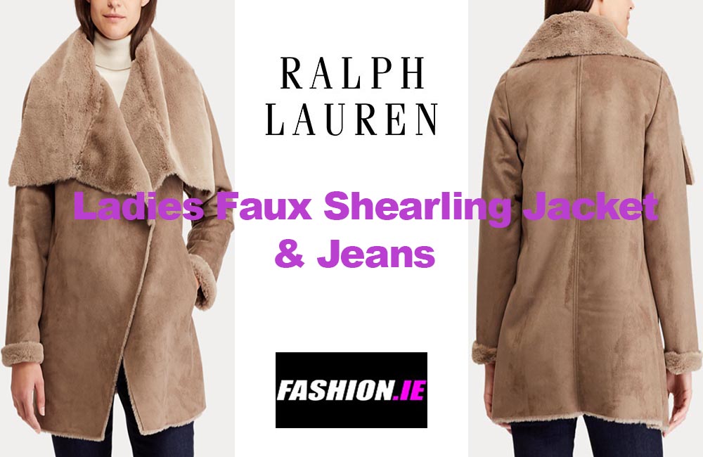 Faux Shearling Jacket and Jeans from Ralph Lauren