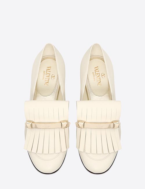 Fringe Flat Loafers from Valentino