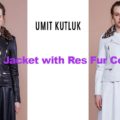 Leather biker jacket from designer Umit Kutluk