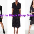 Fashion review of the latest ladies black wrap dresses