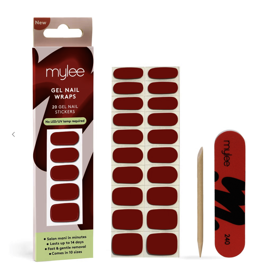 Mylee Gel Nail Wraps - French Cancan
